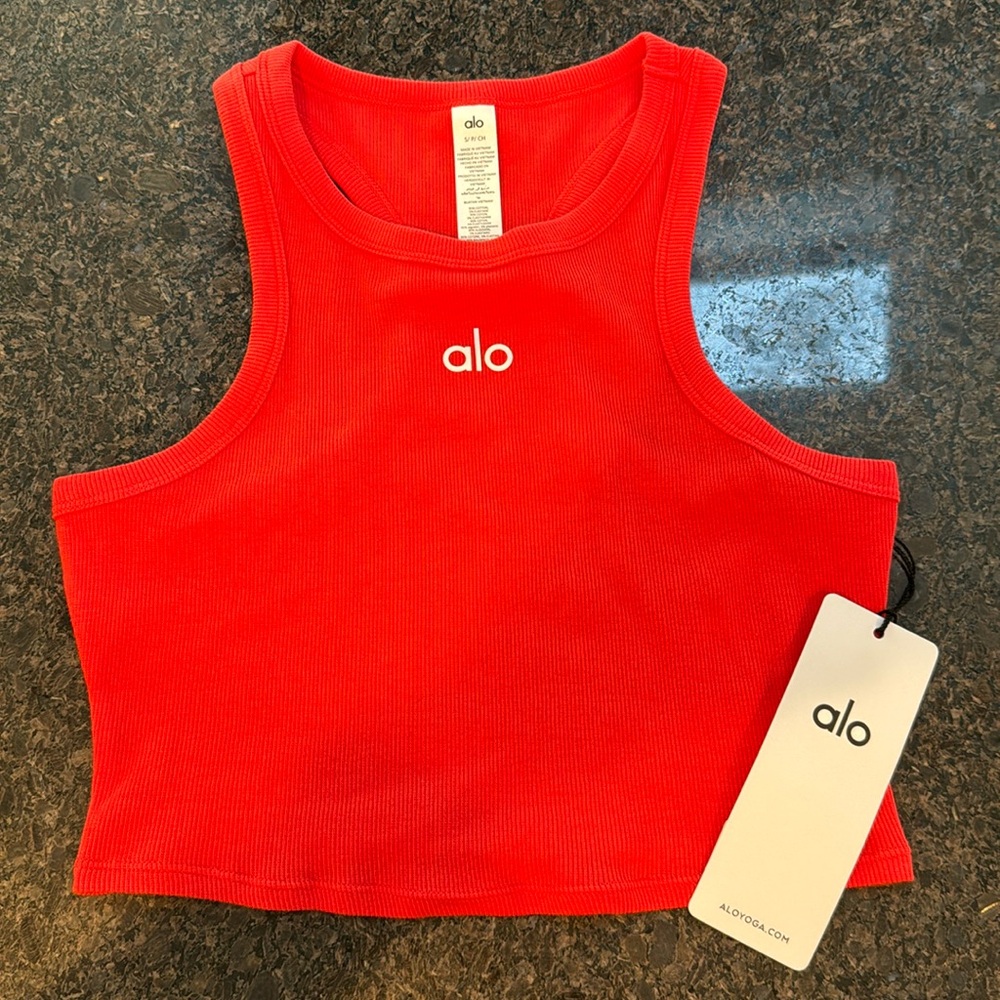 NEVER WORN, tags on Alo Aspire Tank Top